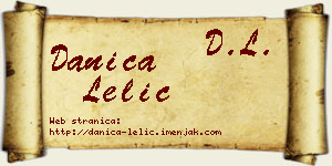 Danica Lelić vizit kartica